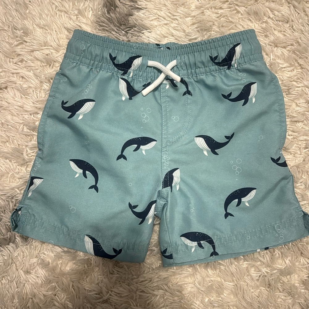 Kids' Whale Swim Trunks NWOT